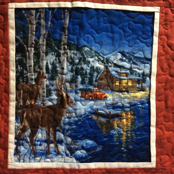 6 NWOT Beautifully handmade Xmas themed placemats - Picture 8 of 11